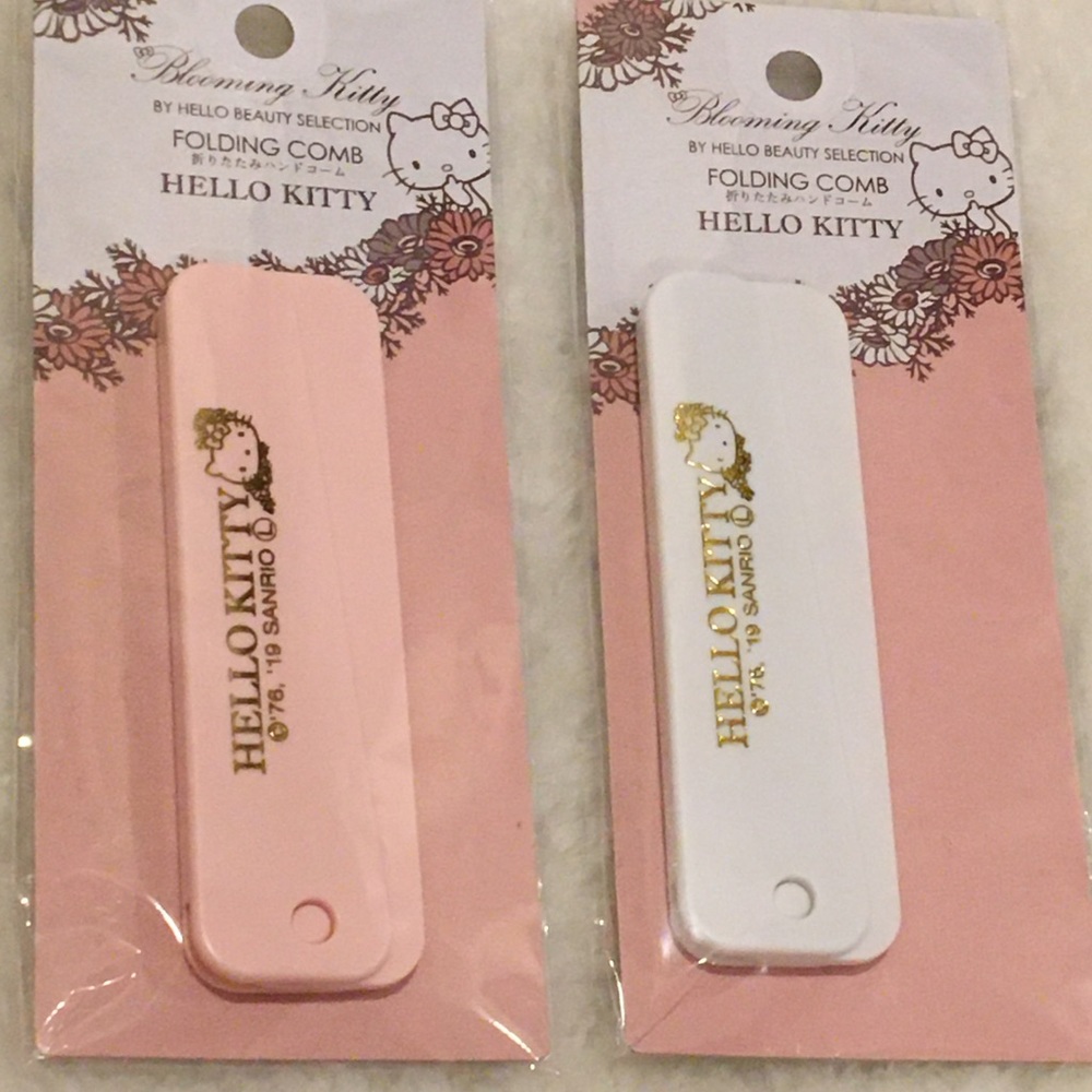 Sanrio Hello Kitty Folding Combs Set of 2